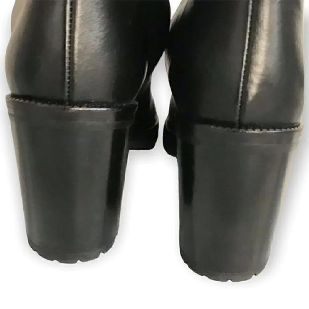 Walter Steiger boots black over the knee /knee high boots, size 39.5 EU
